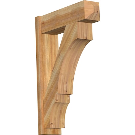 Ekena Millwork Balboa Craftsman Rough Sawn Outlooker, Western Red Cedar, 8"W x 28"D x 40"H OUT08X28X40BOA04RWR